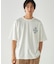 バックプリント フロスト半袖Tシャツ