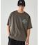 バックプリント フロスト半袖Tシャツ