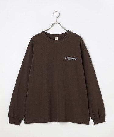 バックプリント 長袖Tシャツ