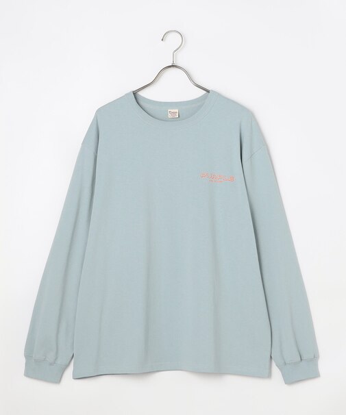 バックプリント 長袖Tシャツ