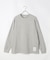 裏起毛ワッフル 長袖Tシャツ