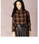 タータンチェック柄 ドルマンスリーブ プルオーバー