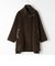 アンゴラ フリース ポンチョコート
