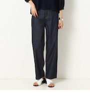 【ウォッシャブル】６オンスライトデニム ワイドパンツ