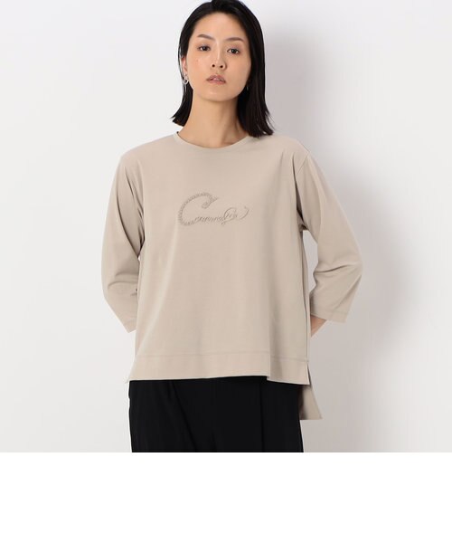 コムサ（COMME CA）/〔ＴＡＬＬサイズ〕ポンチ　七分袖カットソープルオーバー TALLサイズ〕ポンチ 七分袖カットソープルオーバー｜コムサの通販