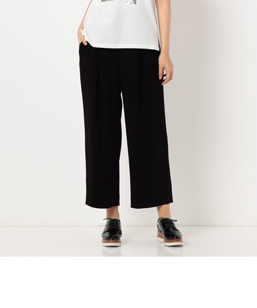 〔TALLサイズ〕【セットアップ対応】バックサテンジョーゼット パンツ