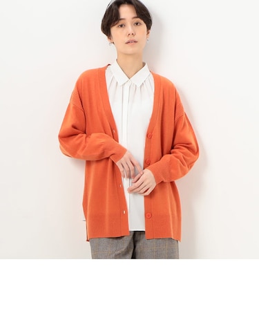 〔 TALLサイズ 〕 紡糸  ニット カーディガン