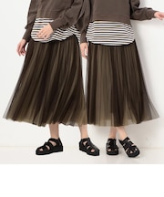 【リバーシブル】ソフトチュール スカート