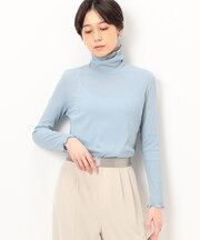 〔 TALLサイズ 〕 シアーツイストテレコ ハイネックプルオーバー
