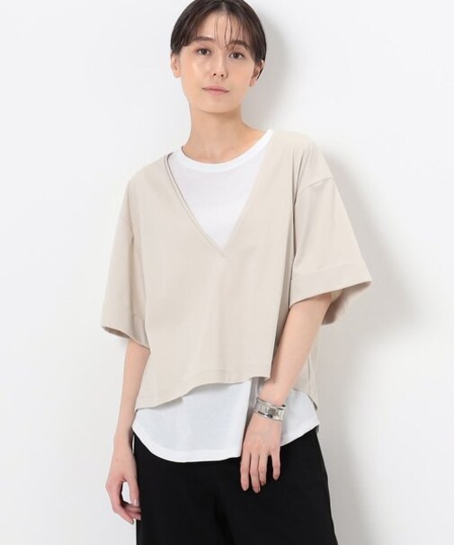 【レイヤード】ＴＣポンチ  セットＴシャツ