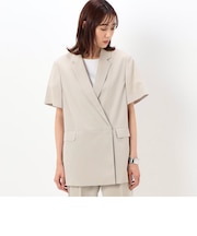 【セットアップ対応】ドライトリアセクロス 半袖ジャケット