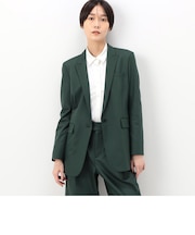 【セットアップ対応】ポリエステルストレッチカレンダー ジャケット