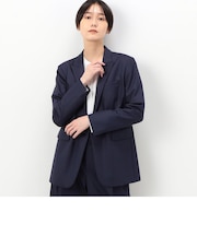 【セットアップ対応】ポリエステルストレッチカレンダー ジャケット