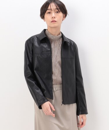 合成皮革 シングルライダース