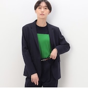 【セットアップ対応】ポリエステルツイル ジャケット