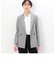 【セットアップ対応】グレンチェックストレッチ ジャケット