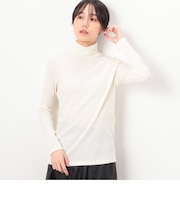 ラグウォームリブニット ハイネックプルオーバー