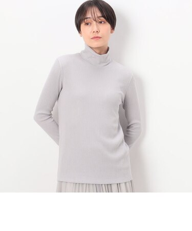 ラグウォームリブニット ハイネックプルオーバー
