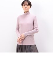 ラグウォームリブニット ハイネックプルオーバー