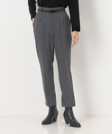 〔 TALLサイズ 〕 【セットアップ対応】２ＷＡＹストレッチシアバターヘリンボーン パンツ