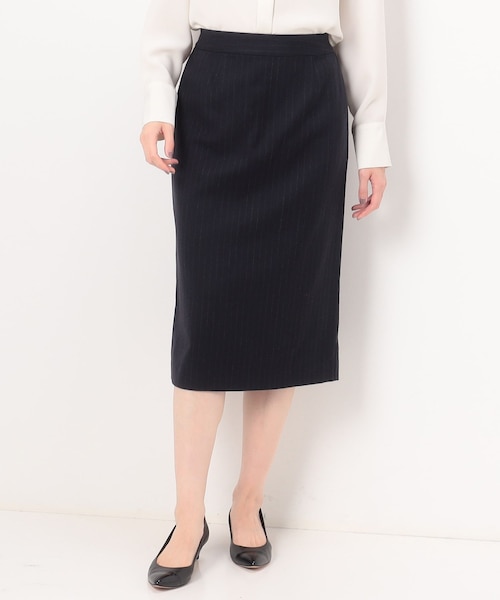 コムサ（COMME CA）/〔 Sサイズ 〕 【セットアップ対応】ウールストライプ スカート Sサイズ 〕 【セットアップ対応】ウールストライプ スカート｜コムサの