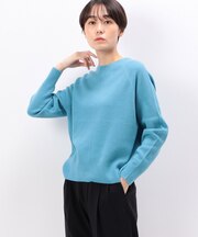 〔 TALLサイズ 〕 バイヤス柄 ニットプルオーバー