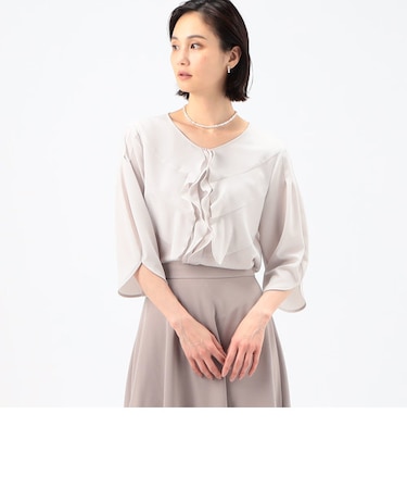 ノルディスジョーゼットフラット ブラウス