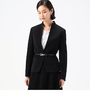 【セットアップ対応】カルゼジャージー ノーカラージャケット