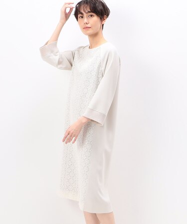 〔 Sサイズ 〕 クラフティーレース ラグランスリーブドレス