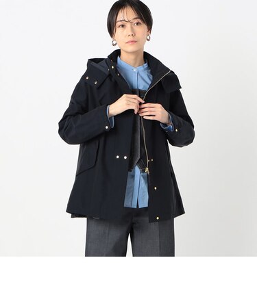 コットンナイロングログラン撥水加工 アノラックブルゾン