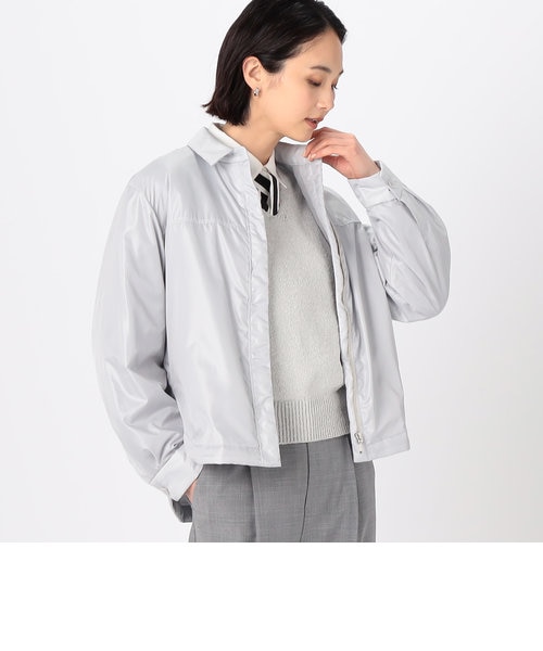 サイズ 〕 和紙混ツィード フード襟ブルゾン｜ギャバジンK．Tの通販