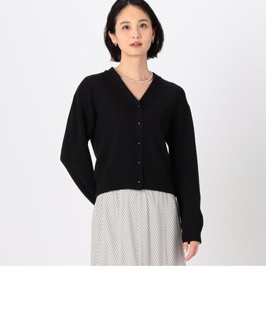 ラメブークレー カーディガン