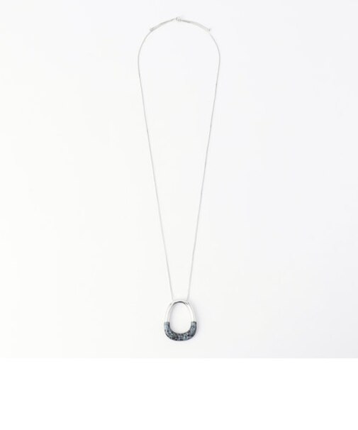 オーバルパーツ ワントップネックレス