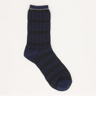 レースボーダー ソックス