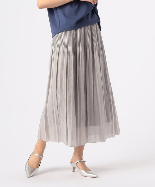 シアーサッカーギンガム フレアスカート｜コムサの通販｜&mall（アンド