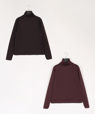 〔 TALLサイズ 〕 ソフトチュール×ウーリー分繊トリコット広巾 プルオーバー