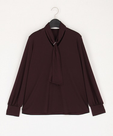 【ブライトリーセットアップ】ボウタイ ブラウス