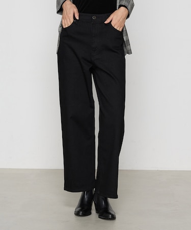 ハイブリットストレッチ ワイドデニムパンツ