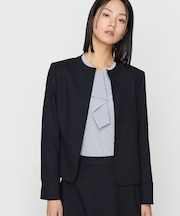 〔 TALLサイズ 〕 【セットアップ対応】ウールジョーゼット ジャケット