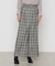 〔 Sサイズ 〕 2WAYストレッチチェックフラノ デザインワイドパンツ
