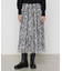 カットジャカードアートプリント スカート