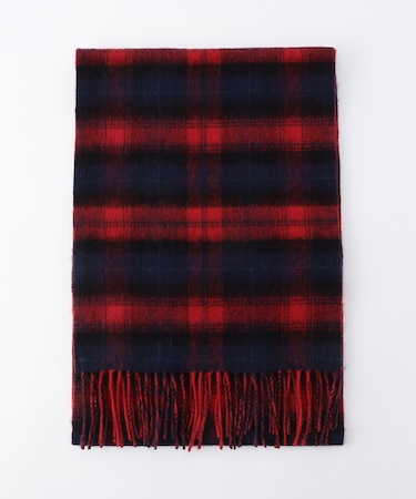 リバーシブルチェック マフラー