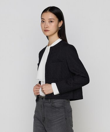 〔 Sサイズ 〕【セットアップ対応】ダミエ ラッセルツイード ジャケット