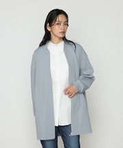 アクアスーティングジャージー ロングブルゾン