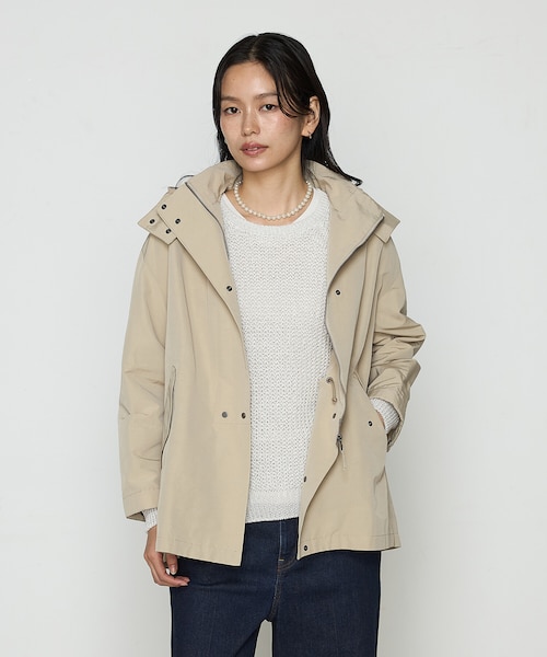 ◆幻◆ 希少新品　定価4.2万円 ADORE コットンナイロングログランブルゾン コットンナイロングログラン撥水加工 アノラックブルゾン（01