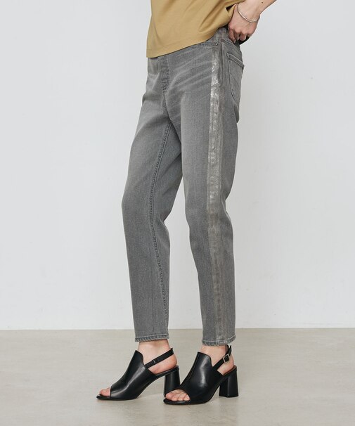 〔 Sサイズ 〕 コットンストレッチデニム ウエストリブパンツ