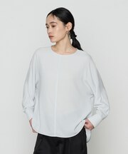 〔 TALLサイズ 〕 バックサテン ドルマンスリーブプルオーバー