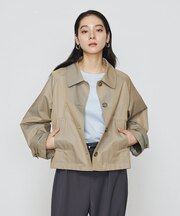 シャンブレー ショートブルゾン