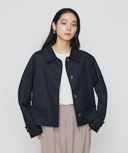 シャンブレー ショートブルゾン