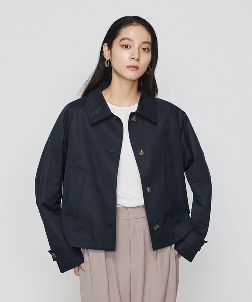 シャンブレー ショートブルゾン